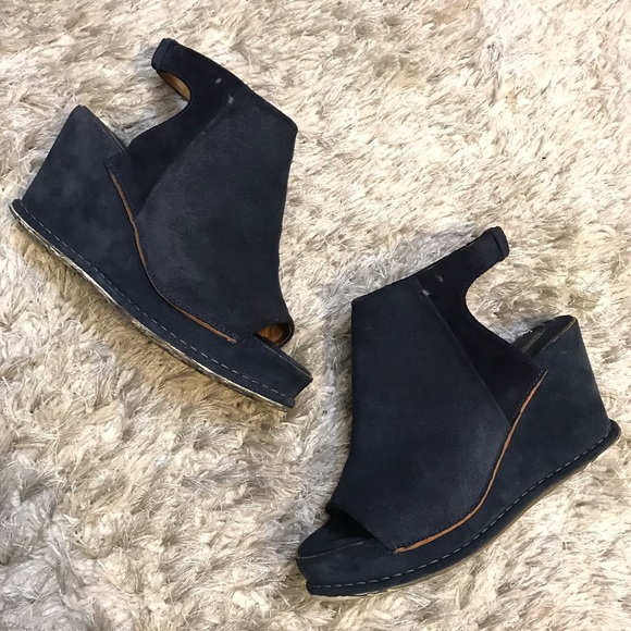 Alberto Fermani Shoes - Alberto Fermani Aleria Allover Suede Wedge